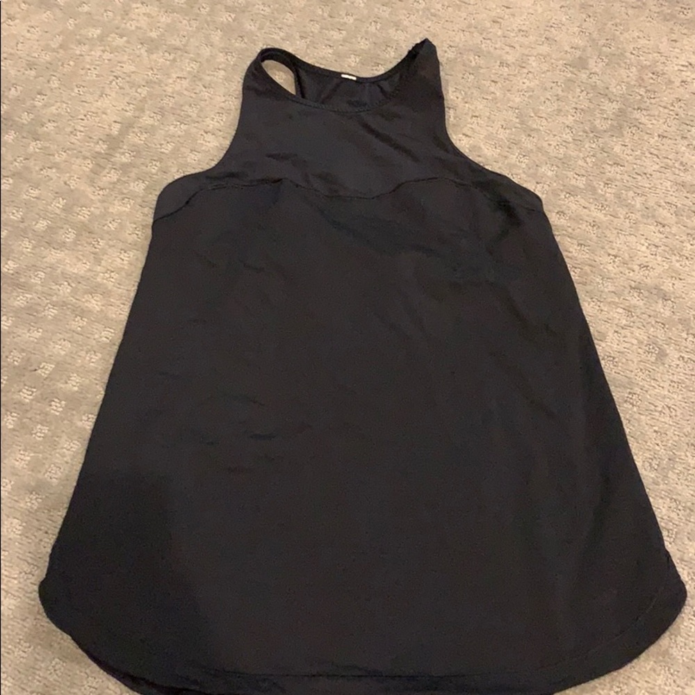 Lululemon black racer back top